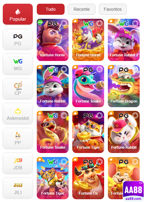 Experiência de Jogos aa88.com