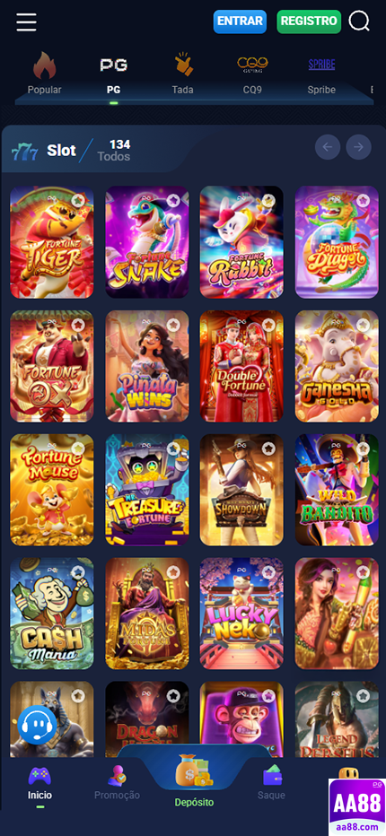 Prêmios Jogos aa88.com